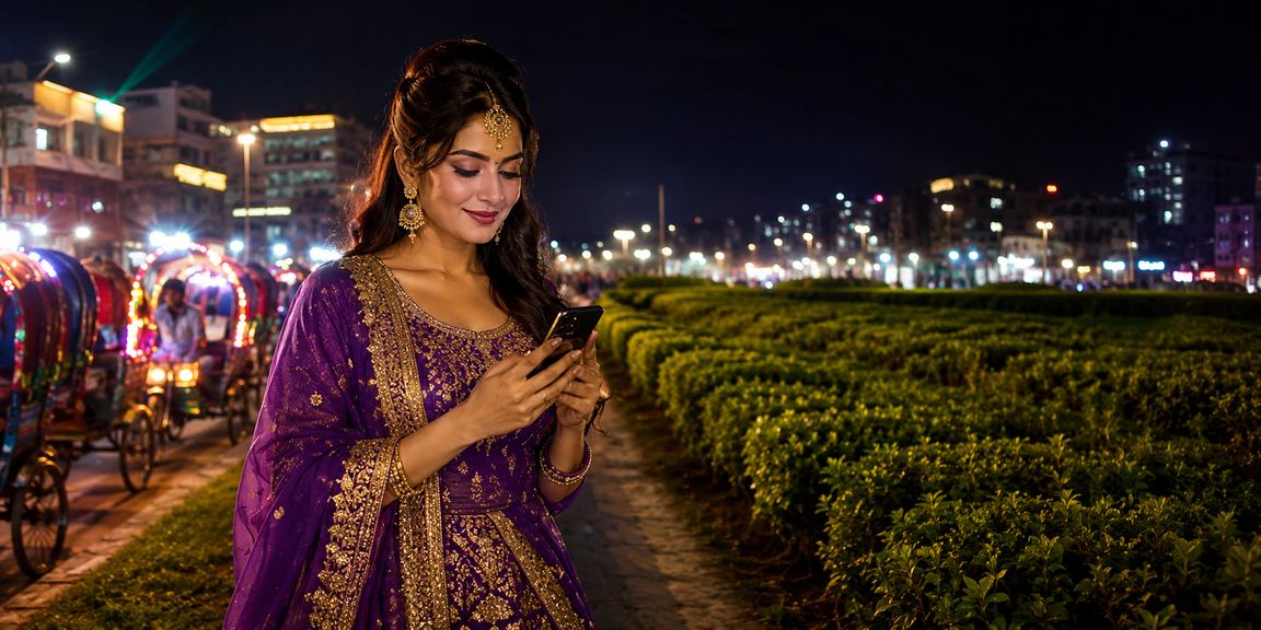 ঢাকার চা বাগানের পরিবেশে 9bet মোবাইল ক্যাসিনো ও স্পোর্টস বেটিং করছেন একজন ব্যবহারকারী